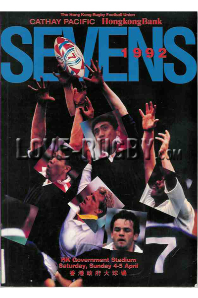 1992-Hong Kong 7s  Rugby Programmes